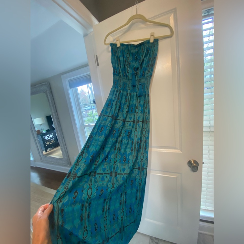 CALYPSO PRISTINE SILK LONG DRESS